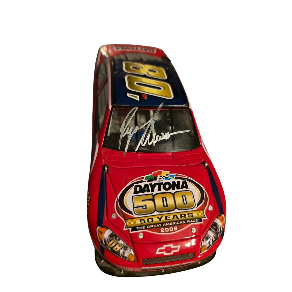 2008 Daytona 500 50th Anniversary Signed Ryan Newman 1:24 No Box No Wing